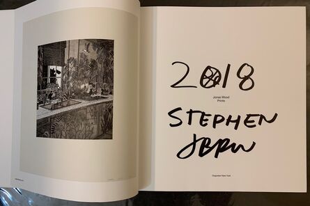 Jonas Wood, ‘Jonas Wood Hand Signed Gagosian Interiors And Designs Hard Bound Cover Book NYC Basketball’, 2018