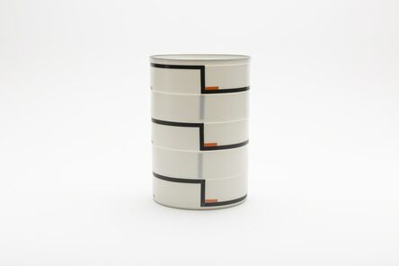Bodil Manz, ‘Cylinder No. 3a "Black and orange"’, 2018