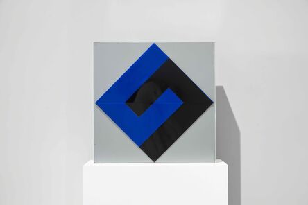 Fletcher Benton, ‘Interlocking “L”, Black and Blue’, 1970