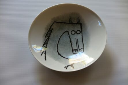 Wifredo Lam, ‘Ceramica di Albisola - 9" plate II’, 1970