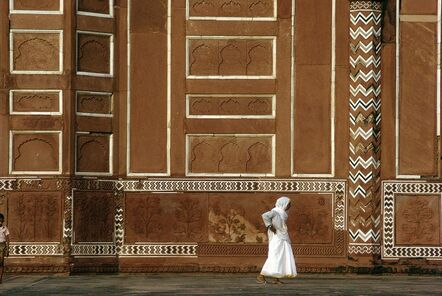 Cary Wolinsky, ‘Crossing the Taj, Agra, India’, 1973