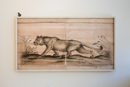 Joseph Rossano, ‘Cougar Engraving Painting’, 2018