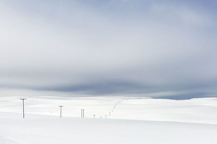 Magnus Nilsson, ‘Power Lines in Snow, Close to North Cape, Norway, Spring’, 2014