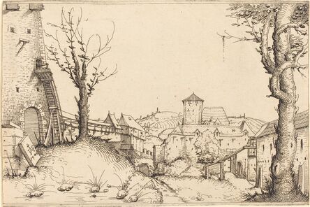 Augustin Hirschvogel, ‘Courtyard of a Castle’, 1546