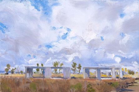 Don Stinson, ‘Donald Judd under John Constable Clouds in West Texas Skies, 2005’, 2022