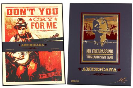 Shepard Fairey, ‘Americana Box Set’, 2012