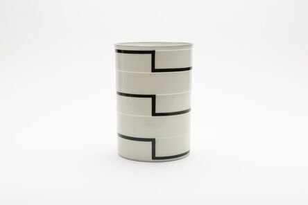 Bodil Manz, ‘Cylinder No. 3a "Black Stripes"’, 2018