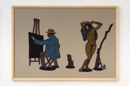 Pál Gerber, ‘The Painter And The Lumberjack’, 2021
