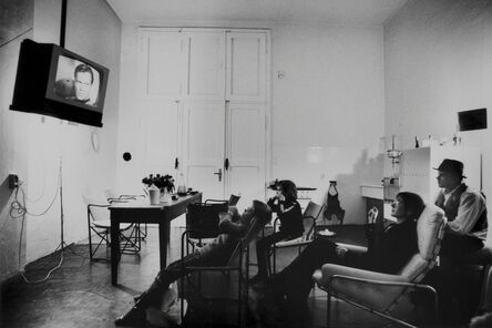 Michael Ruetz, ‘The Joseph Beuys family watches Star Trek, Düsseldorf Oberkassel, 11 November 1972’, 1972