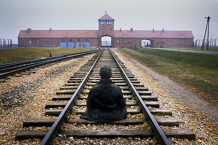 Steve McCurry, ‘Man Meditates at Auschwitz’, 2005
