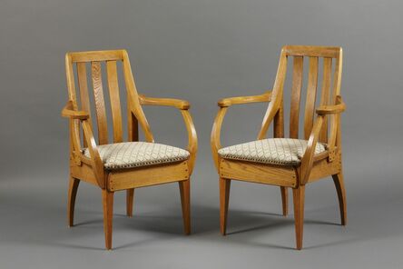 Richard Riemerschmid, ‘Pair of armchairs ’, 1906-1907