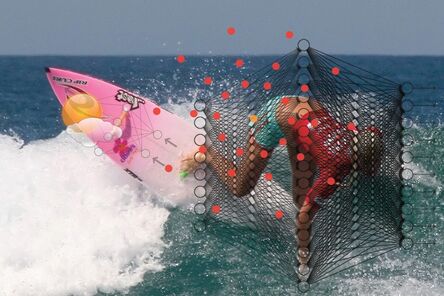 Patrick Meagher, ‘Natural Artificial Neural Networks (Bethany Hamilton)’, 2015