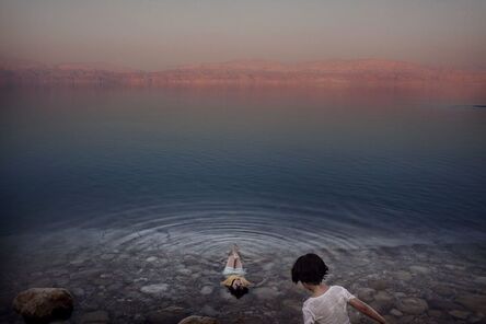 Paolo Pellegrin, ‘Palestinian girls floating on the waters of the Dead Sea. West Bank’, 2009