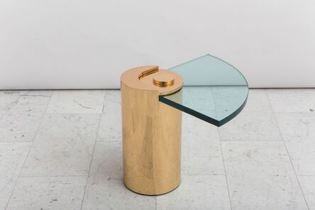Karl Springer Ltd., ‘Polished Brass Sculpture Leg Table’, 2016