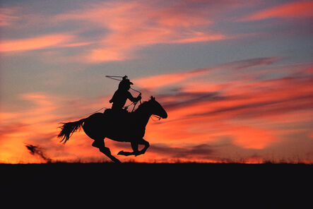Norm Clasen, ‘Sunset Chase, Riverton, WY’, 1985