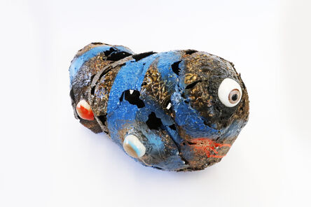 Komkrit Tepthian, ‘Golden Head, Blue (Note: Please contact Gallery for International  Shipping)’, 2020