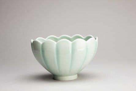 Fance Franck, ‘High scalloped bowl, celadon glaze’, N/A