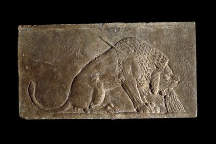 ‘The Dying Lion, a stone panel from the North Palace of Ashurbanipal’, ca. 645 B.C.
