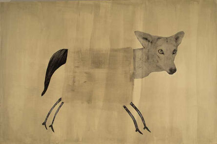 Holly Roberts, ‘Coyote with Yellow’, 2018