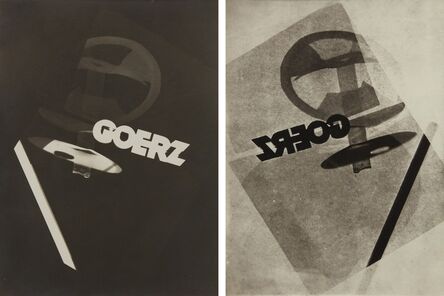 László Moholy-Nagy, ‘Photogram studies for Goerz (negative and positive)’, 1925