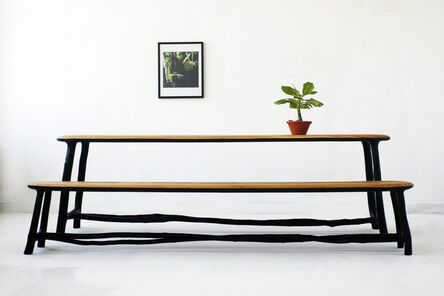 Valentin Loellmann, ‘"Fall/Winter" benches and table’, 2015