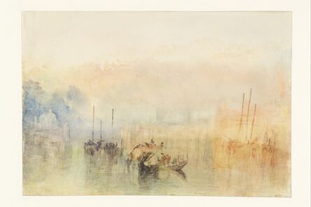 J. M. W. Turner, ‘Venice, Shipping in the Bacino, with the Entrance to the Grand Canal’, 1840