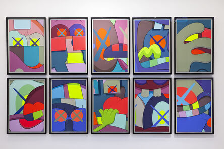 KAWS, ‘Ups and Downs (portfolio of 10 prints)’, 2013