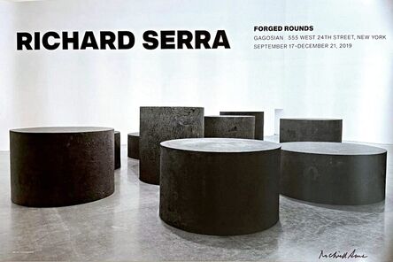 Richard Serra, ‘Forged Rounds (hand signed)’, 2019