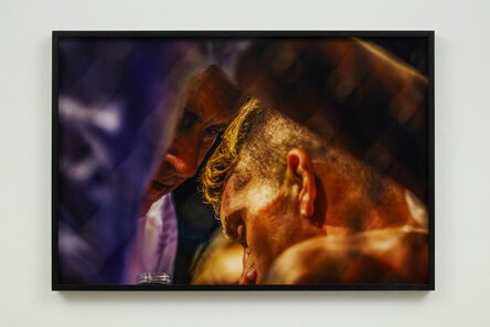 Jeff Burton, ‘UFC 264 Welterweights, T-Mobile Arena, Stephen “Wonderboy” Thompson ringside’, 2021