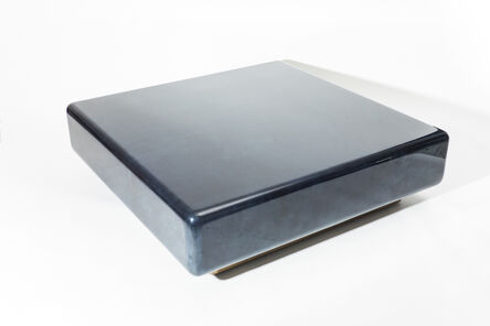 Karl Springer Ltd., ‘Lacquered Goatskin Pedestal Base Low Table, USA’, 2019