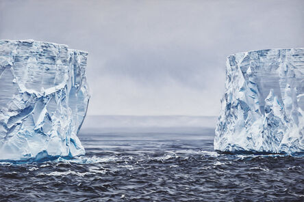 Zaria Forman, ‘B-15Y Iceberg, Antarctica No. 2’, 2019