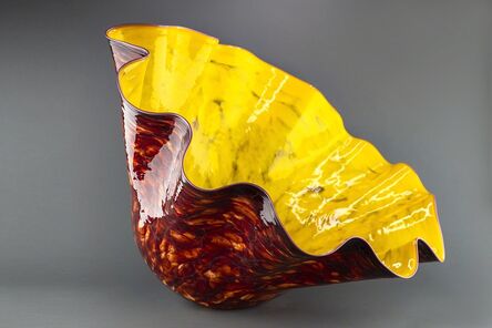 Dale Chihuly, ‘Large Macchia, Deep Red with Yellow Interior’, 1994