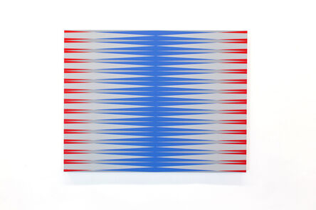 Pablo Griss, ‘Color Magnetic Continuum.Double grey-red.blue.’, 2022