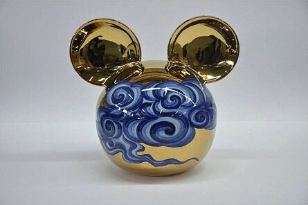 Li Lihong, ‘Mickey – CHINA (gold color and blue cloud)’, 2009