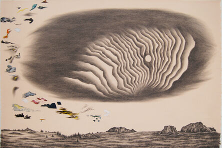 Robyn O'Neil, ‘Moon and clouds in the valley, 1873’, 2020