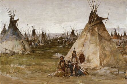 Ernest Chiriacka, ‘Arapahoe Camp’, not dated