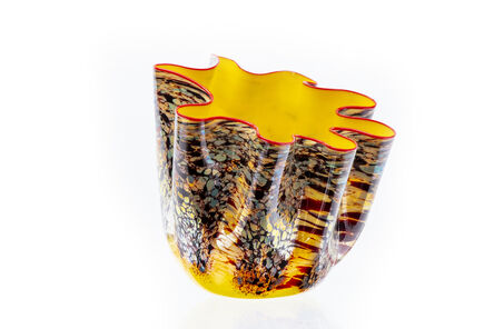 Dale Chihuly, ‘Dale Chihuly Original Yellow Macchia Series Prototype Glass Contemporary Art 8500 appraisal ’, 2004