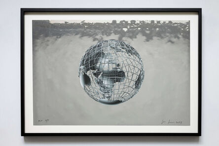 Peter Kogler, ‘Untitled (globe)’, 2023