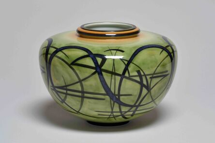 Sèvres Porcelain Manufactory, ‘Gensoli 8 Vase (decor of Silvault 15-60  00-2)’, 1960