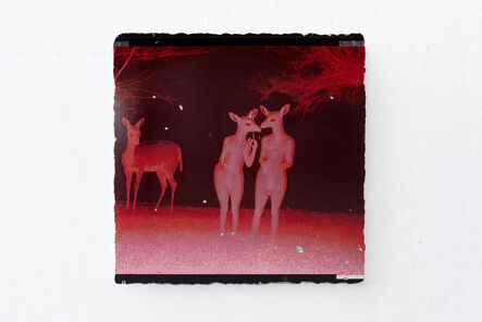 Katja Novitskova, ‘Earthware (dreaming of a deer kiss 01)’, 2023