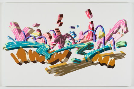 Soichi Yamaguchi, ‘Overlap of paint (Flower bed 2)’, 2019