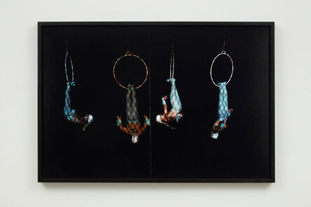 Jeff Burton, ‘O, Cirque du Soleil, Bellagio, four acrobats’, 2022