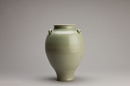 Brother Thomas Bezanson, ‘Vase with decorative lugs, song celadon glaze’, N/A