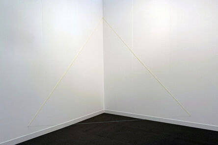 Fred Sandback, ‘Untitled (Sculptural Study, Triangular Corner Construction)’, 1986/2006