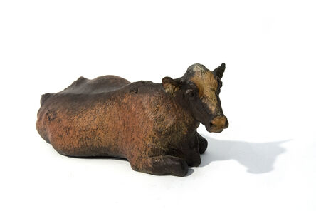 Joe Fafard, ‘Charlot - small, detailed, bronze, cow, animal, sculpture’, 2009