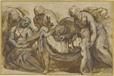 Jacopo Palma il Giovane, ‘The Entombment of Christ’, ca. 1600