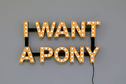 Matthew Sleeth, ‘I WANT A PONY’, 2016