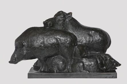 Georges-Lucien Guyot, ‘Boars' Family ’, 1938