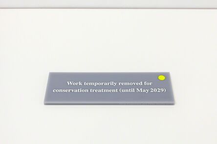 Anna Blessmann and Peter Saville, ‘Work temporarily removed for conservation treatment (until May 2029)’, 2015