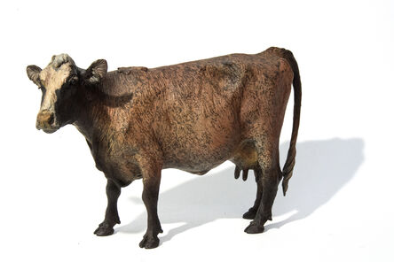 Joe Fafard, ‘Laureen - small, detailed, bronze, cow, animal, sculpture’, 2009